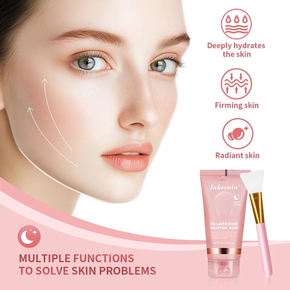 Nordic Glow Collagen Mask – hydraterar, formar och ger strålande glans.