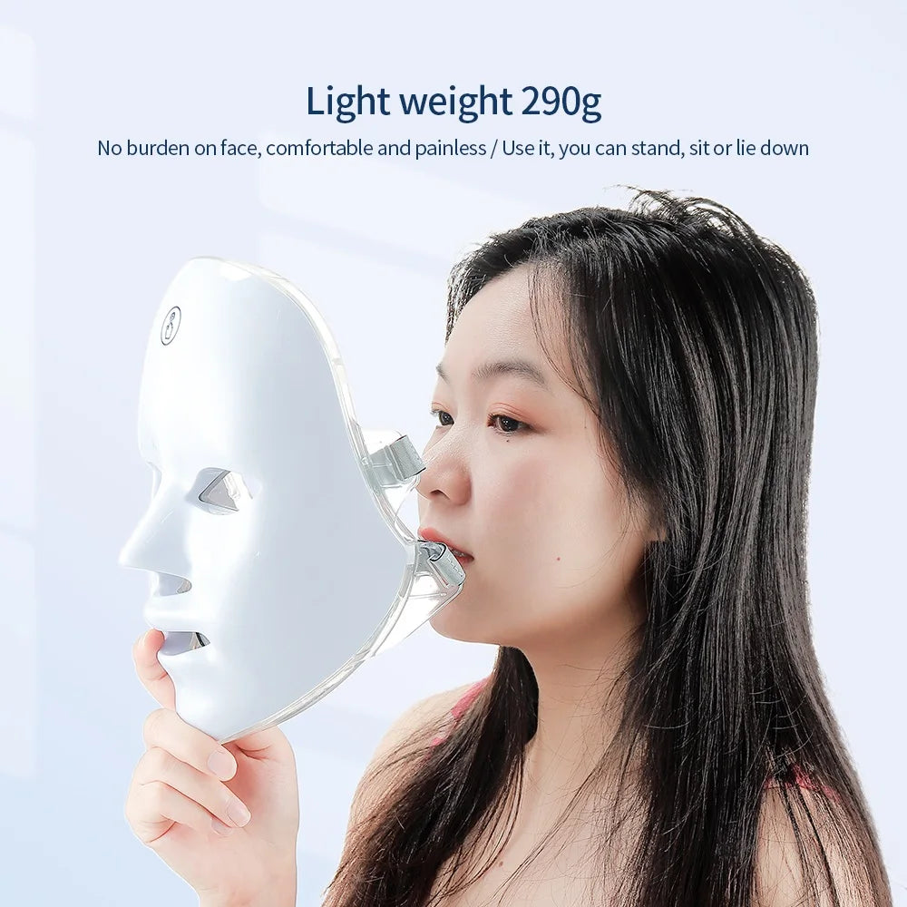 Nordic Glow LED Face Mask – lightweight design, easy to wear